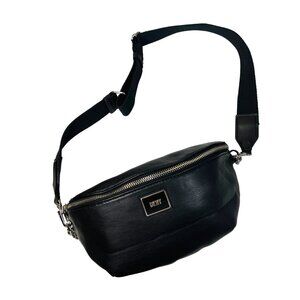 DKNY Astrid Sling Bag Crossbody Black Vegan Leather – Pre-Loved Good